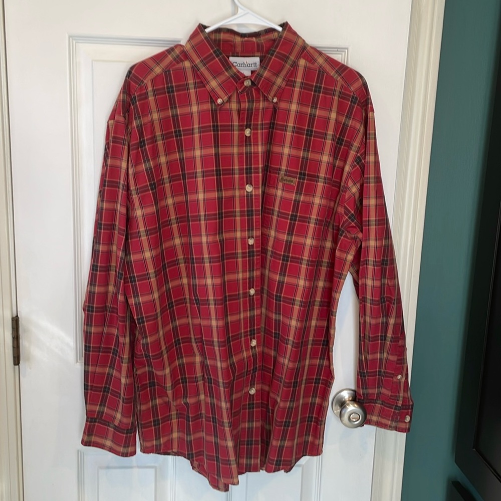 Carhartt plaid men’s shirt